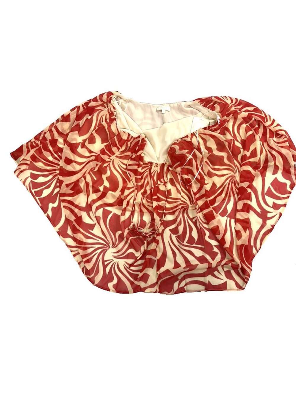 Parker Womens The Adi Rich Red Top Size M MSRP $89